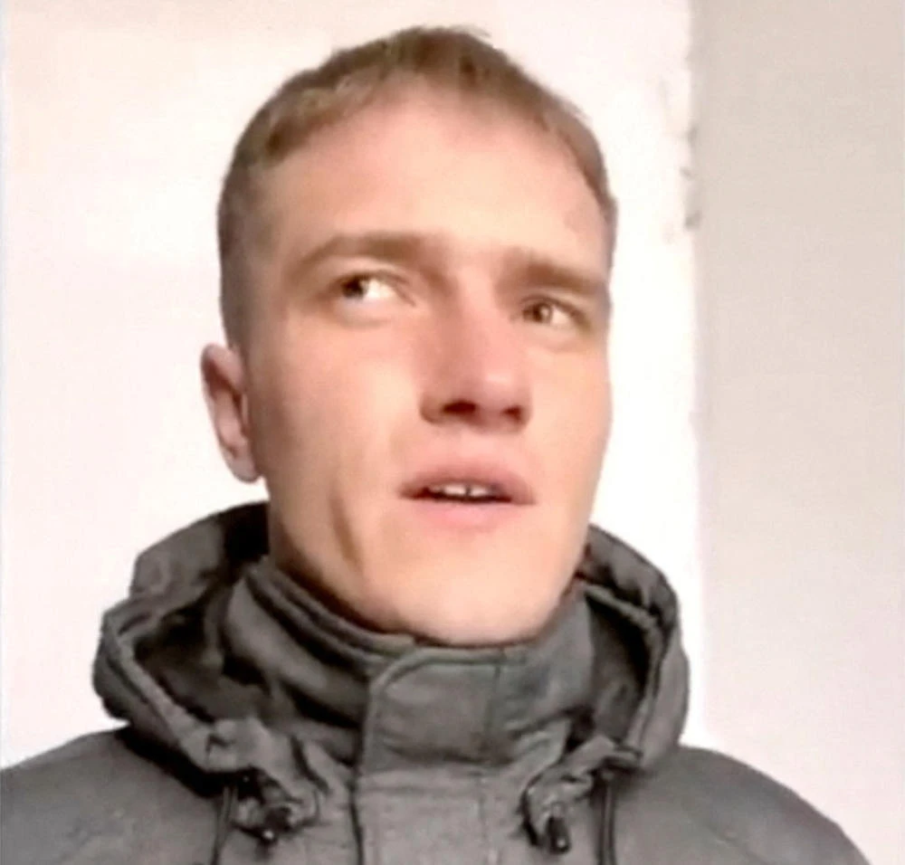Andrei Medvedev, a former commander of Russia's Wagner mercenary group, is seen in Oslo, Norway, in an image taken from video released January 15, 2023. (REUTERS)