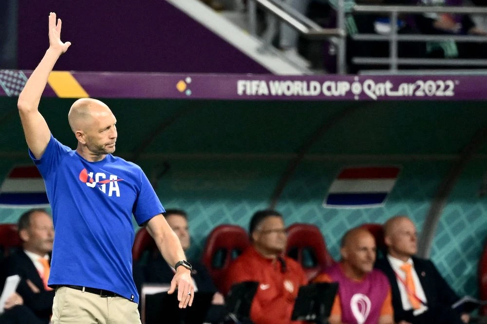 The US men's soccer team sets out on a three-year journey to the 2026 World Cup on Wednesday against a backdrop of bitter infighting and uncertainty over the squad's head coach Gregg Berhalte (AFP)