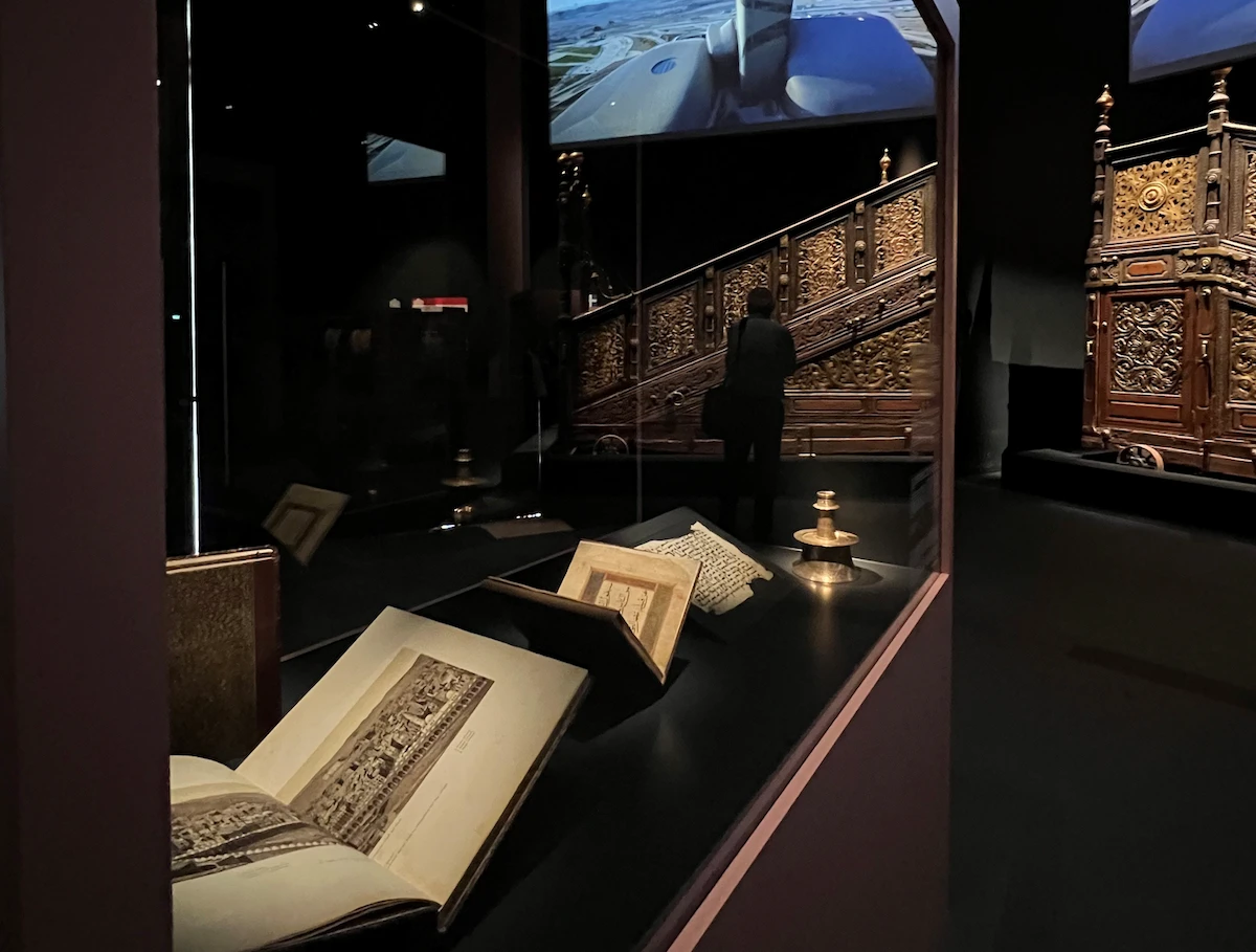 Rare artifacts on display at Ithra's art exhibition at the Islamic Arts Biennale in Jeddah. (Supplied)