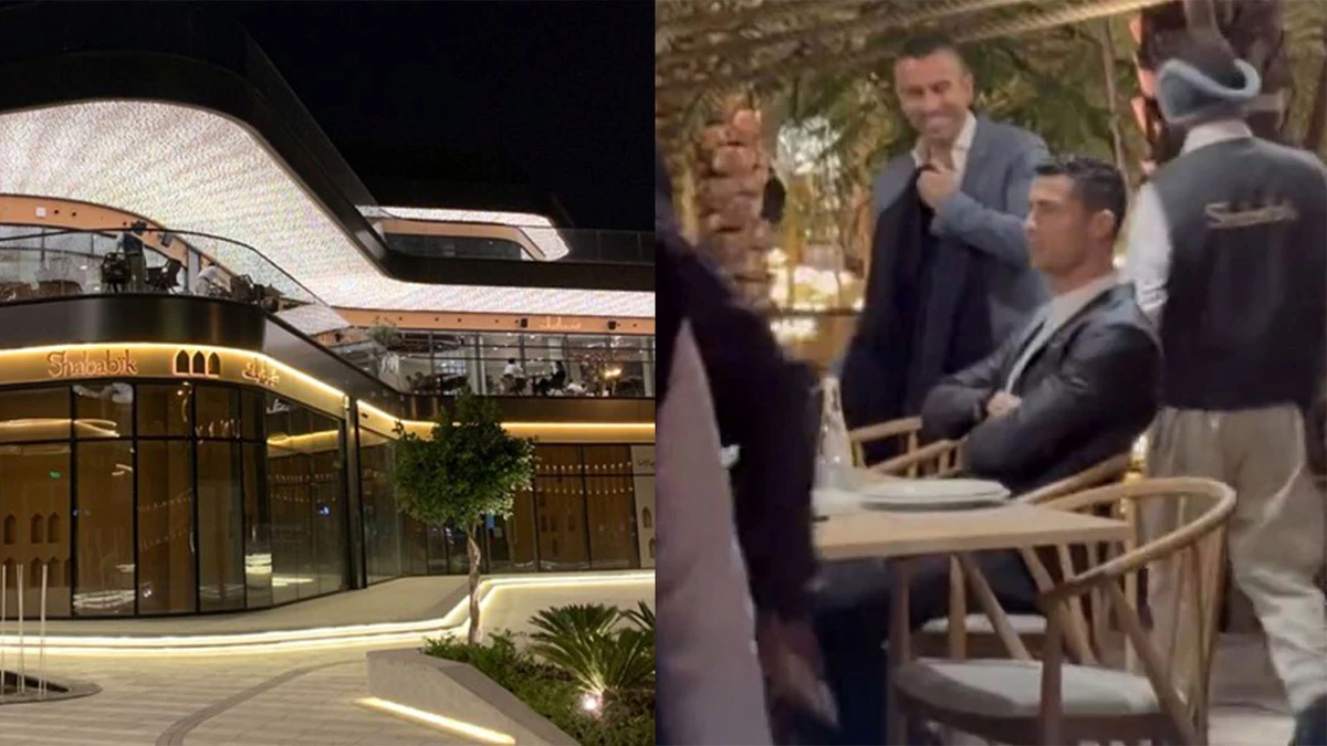 Shababik restaurant’s pop-up location in Diriyah, Riyadh, made headlines recently when Portuguese football legend Cristiano Ronaldo stopped by. (Supplied)