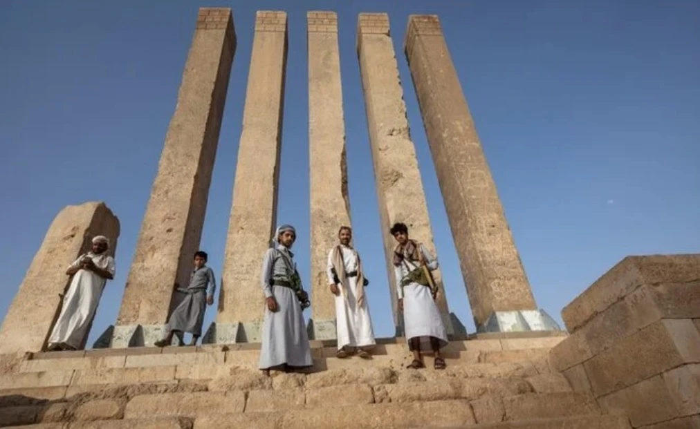The pre-Islamic Yemeni kingdom of Saba faces threat of destruction from the ongoing conflict. (File/AP)