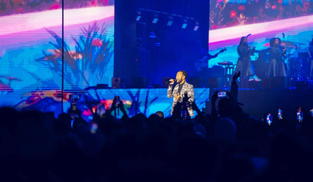John Legend serenades Riyadh at Diriyah E-Prix