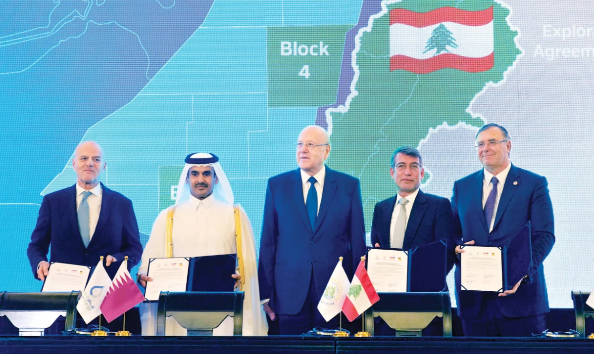 Qatar replaces Russian company in Lebanon’s gas exploration