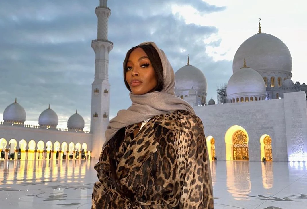 British supermodel Naomi Campbell spotted in Abu Dhabi with her daughter