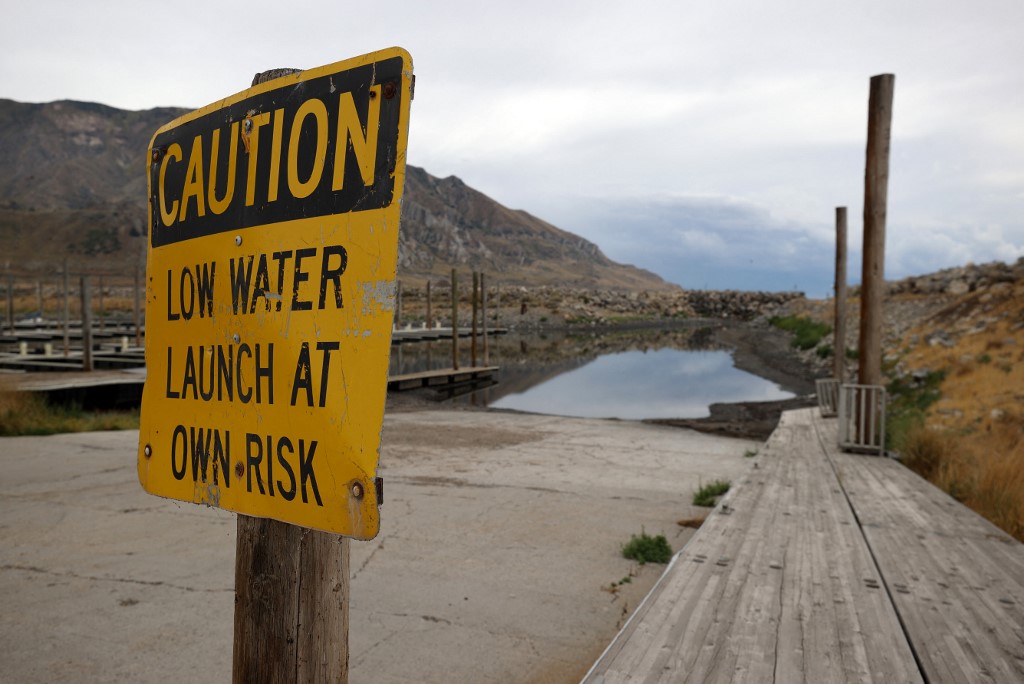 Many saline lakes around the world are disappearing, with several potential consequences (File/AFP)