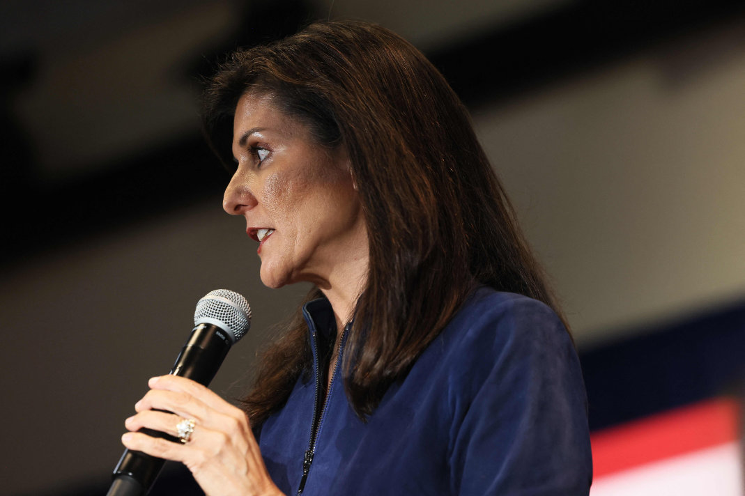 Nikki Haley last week became the first Republican to challenge the most controversial president in American history. (AFP)