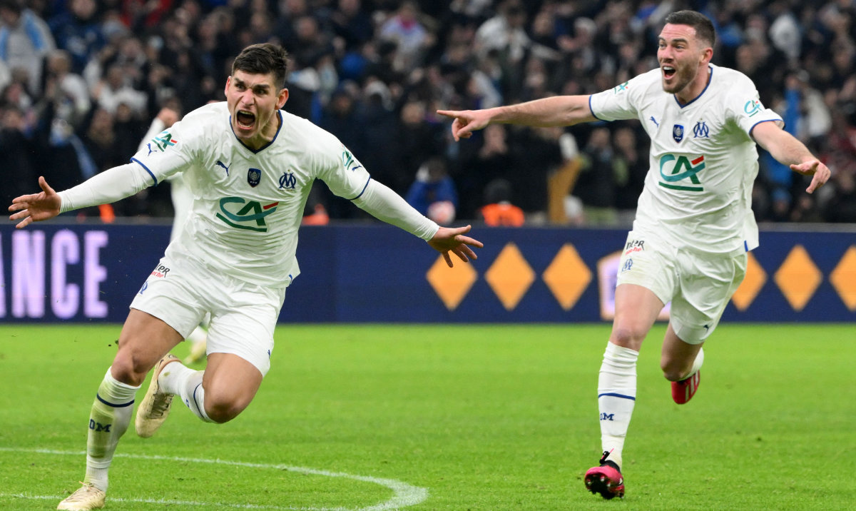 Marseille score rare home win against rivals PSG in French Cup