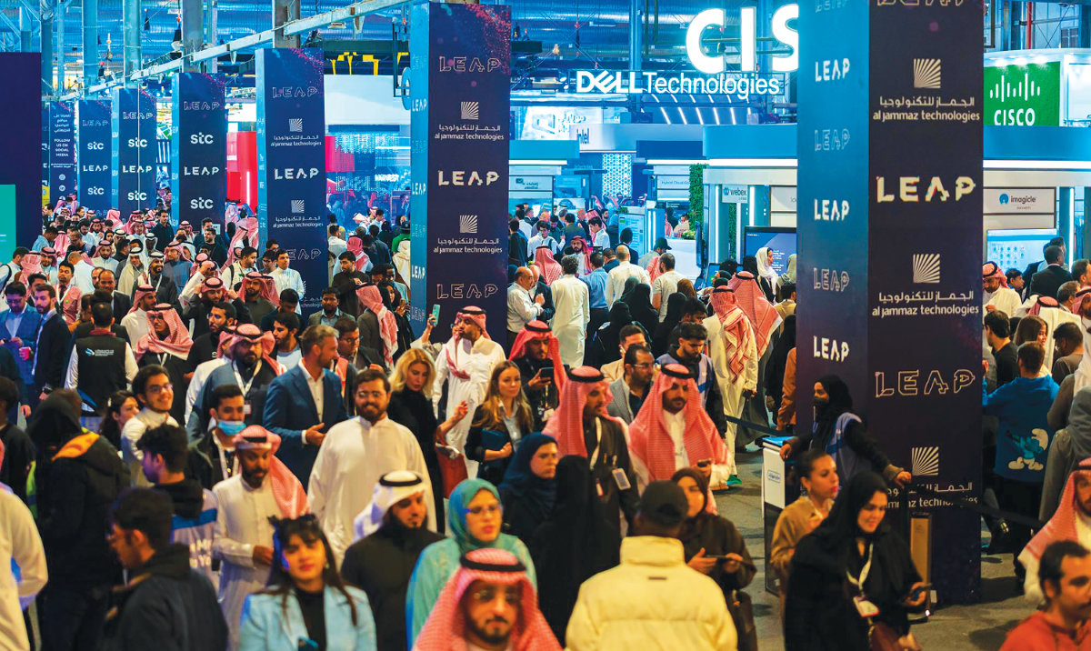 Saudi and regional venture capital firms announced the launch of massive funding programs to support startups at the LEAP2023 in Riyadh last week. (SPA)