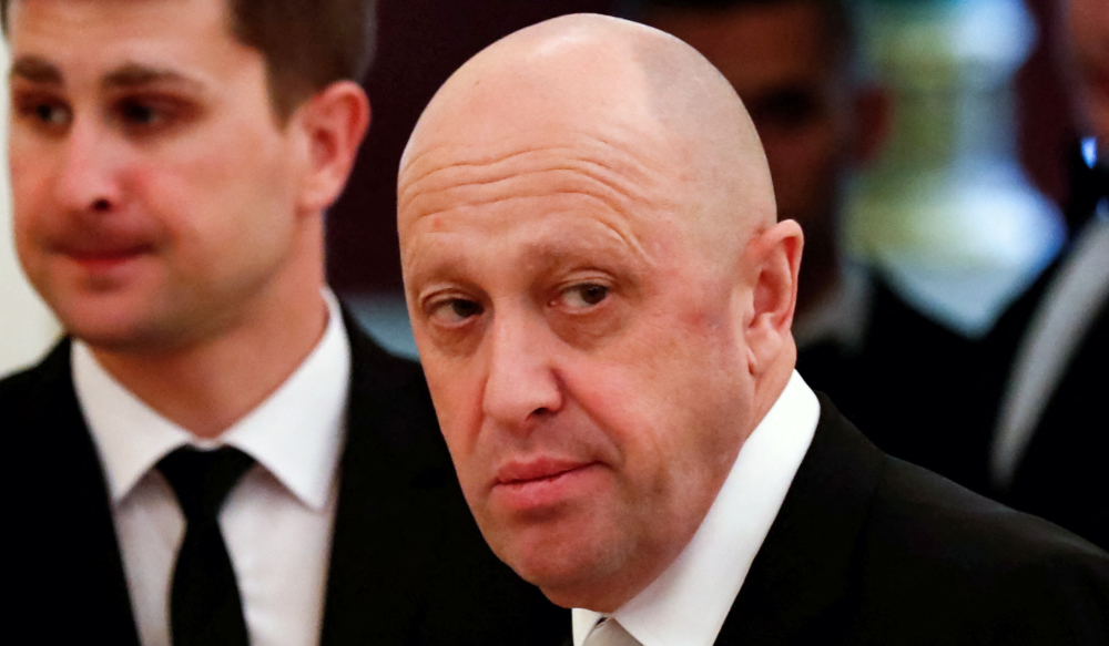 This picture taken on July 4, 2017 shows Russian businessman Yevgeny Prigozhin prior to a meeting with business leaders held by Russian and Chinese presidents at the Kremlin in Moscow. (AFP)