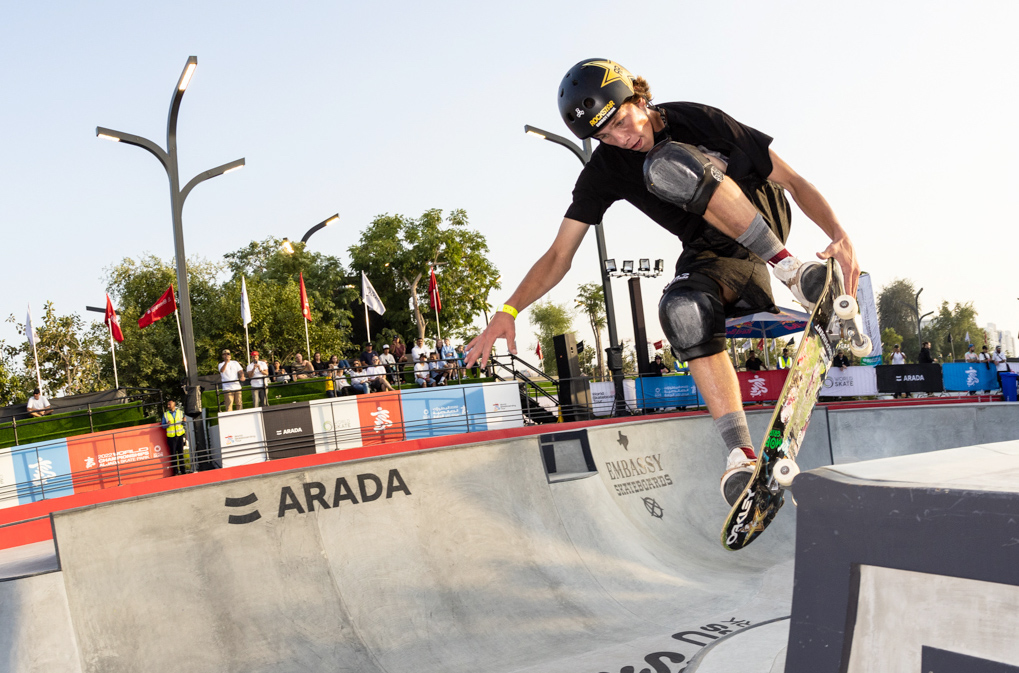 Keegan Palmer of Australia at the the Park 2022 World Championships. (Arada)