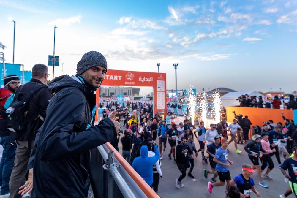 Prince Khaled bin Alwaleed overseeing the 2nd edition of the Riyadh Marathon (SFA)