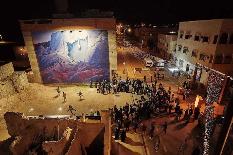 A Look At eL Seed's Temporary Public Art, Community Artworks, And Murals At The AlUla Arts Festival (AN)