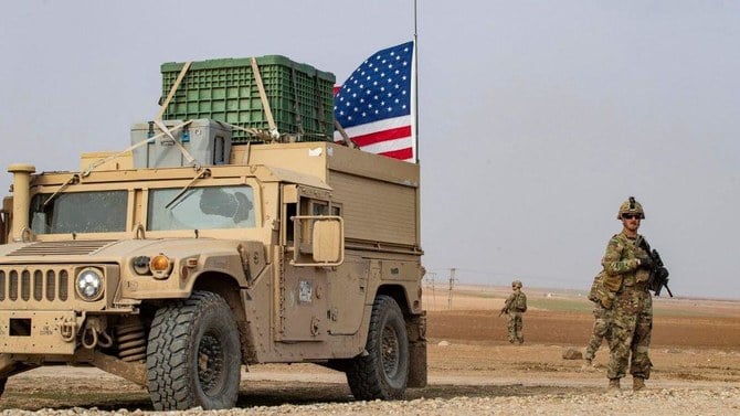 US forces on patrol in northern Syria in December 2022. (AFP/File)