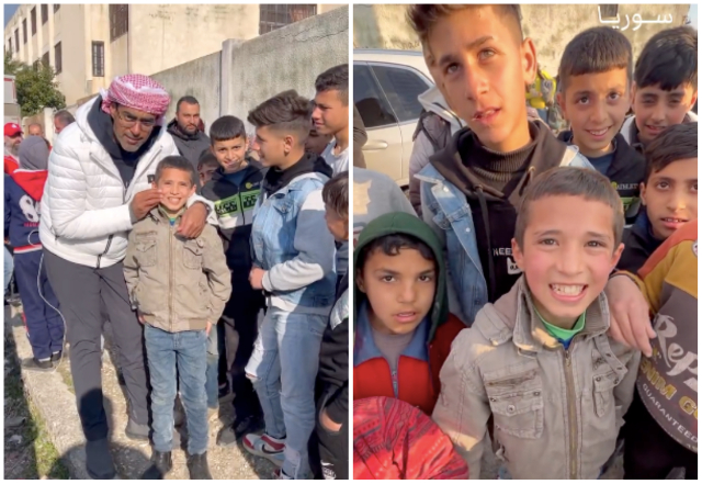 In a video that went viral with over 2.3 million views, which Al-Shamsi posted on Feb. 16 to his Twitter account, the journalist asked these kids about their dreams. (Screenshot)