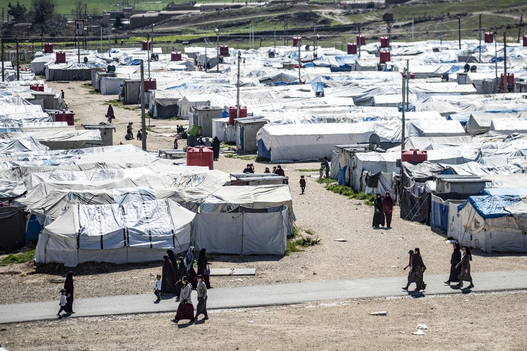At least 10 boys — family members of former Daesh fighters — were removed from Roj camp, above, on Jan. 31 because they had celebrated their 12th birthday. (AFP file photo)