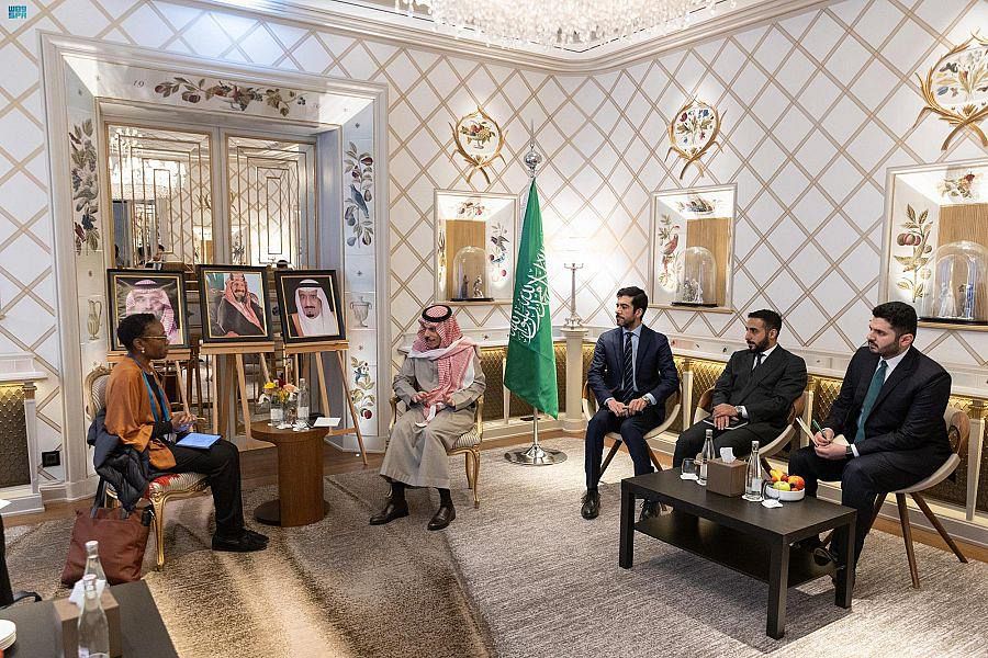 Saudi FM meets with International Crisis Group CEO in Munich