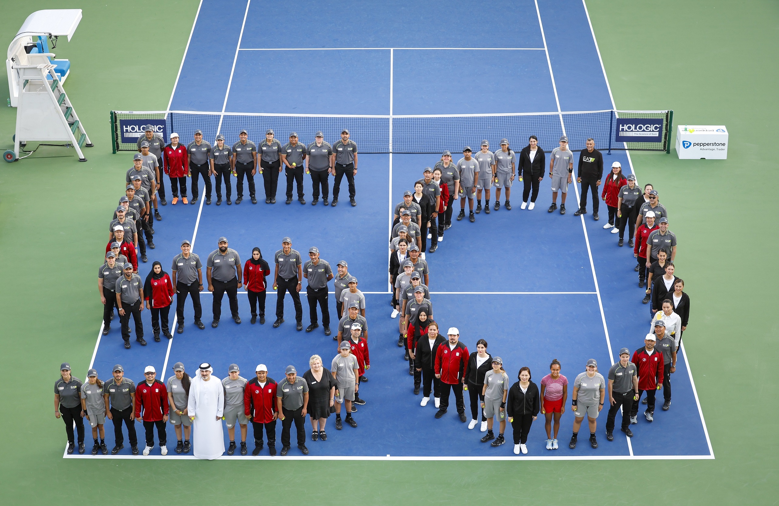The WTA is celebrating its 50th anniversary at the 2023 Dubai Tennis Championships (DDF)