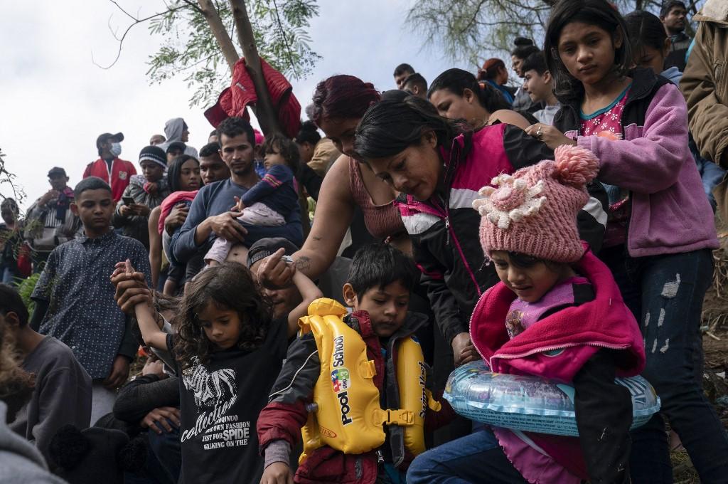 According to the EUAA, there were 966,000 asylum applications in 2022 (AFP)