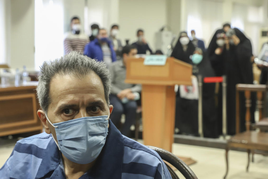 Sharmahd, the senior member of a U.S.-based Iranian opposition group accused of orchestrating a deadly 2008 mosque bombing has been sentenced to death in Iran, authorities said.(AP)
