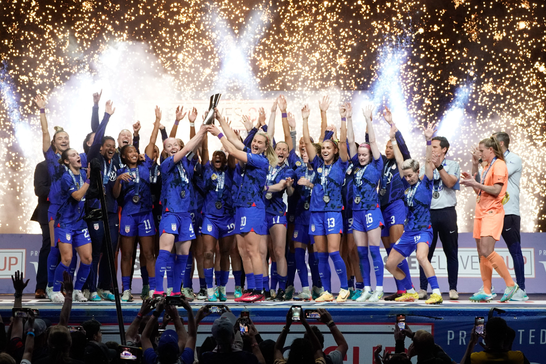 US women clinch SheBelieves Cup with 2-1 win over Brazil