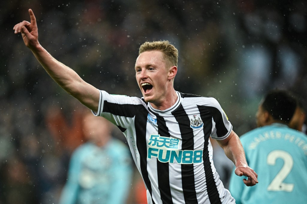 Sean Longstaff is an integral piece of Eddie Howe’s Newcastle United jigsaw. (AFP)