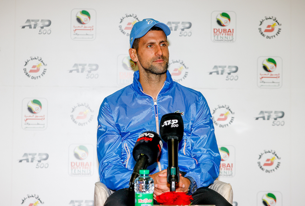 Novak Djokovic says he is close to full fitness ahead of Dubai Tennis Championship start (Supplied)
