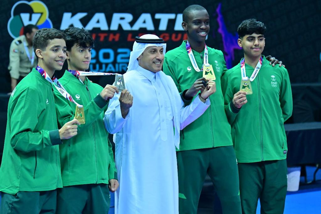 Saudi karate team wins 9 medals in Youth League Championship