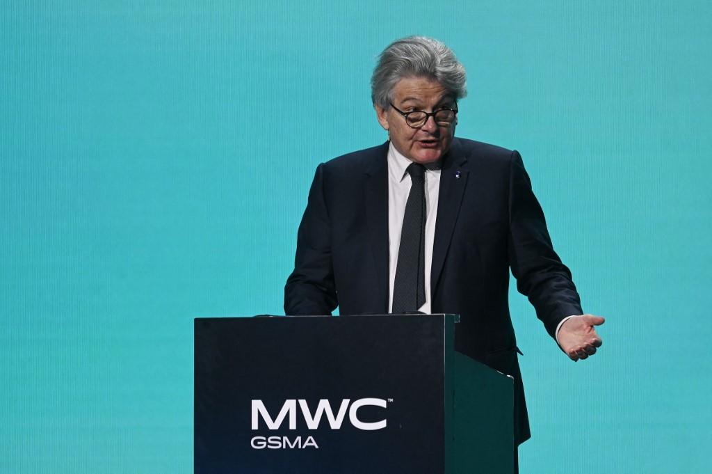 EU industry chief Breton says not favoring Big Telecoms over Big Tech