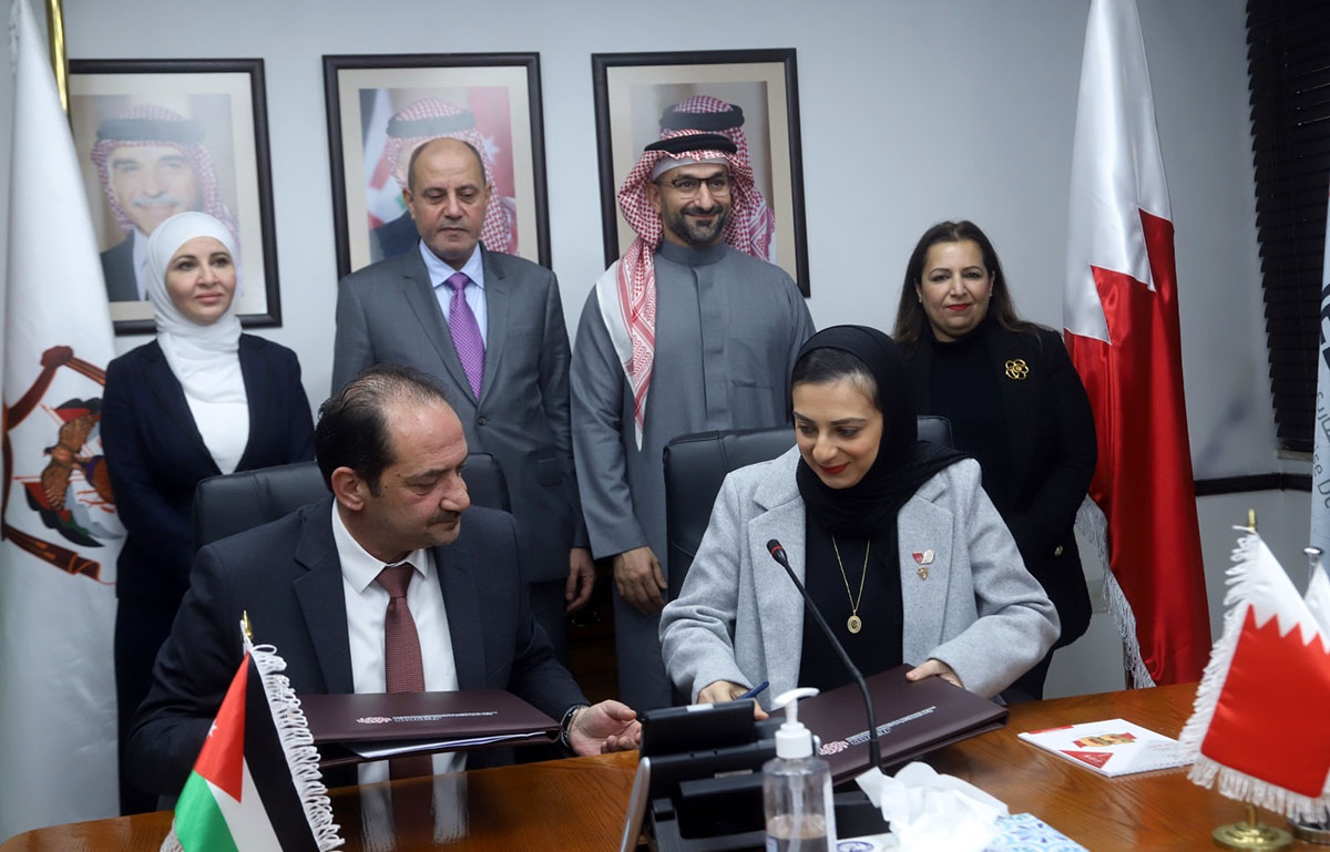 The agreement between Jordan Enterprise Development Corp. and Export Bahrain was signed in Amman. (Petra)