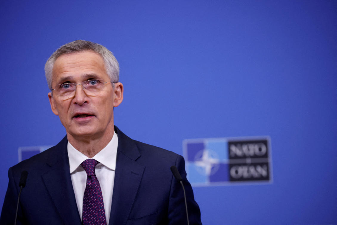 Secretary General Jens Stoltenberg said that ‘NATO allies have agreed that Ukraine will become a member of our alliance.’ (Reuters)