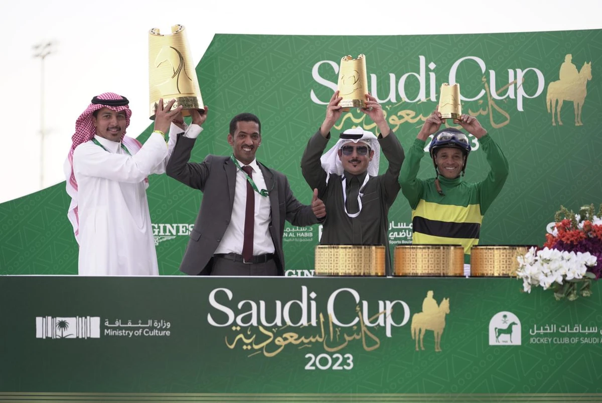 Saudi Cup racing action