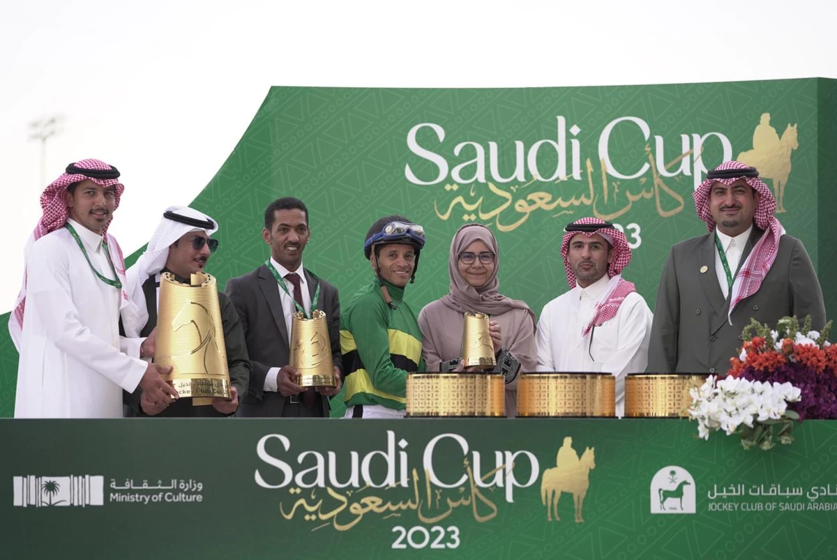 Saudi Cup racing action