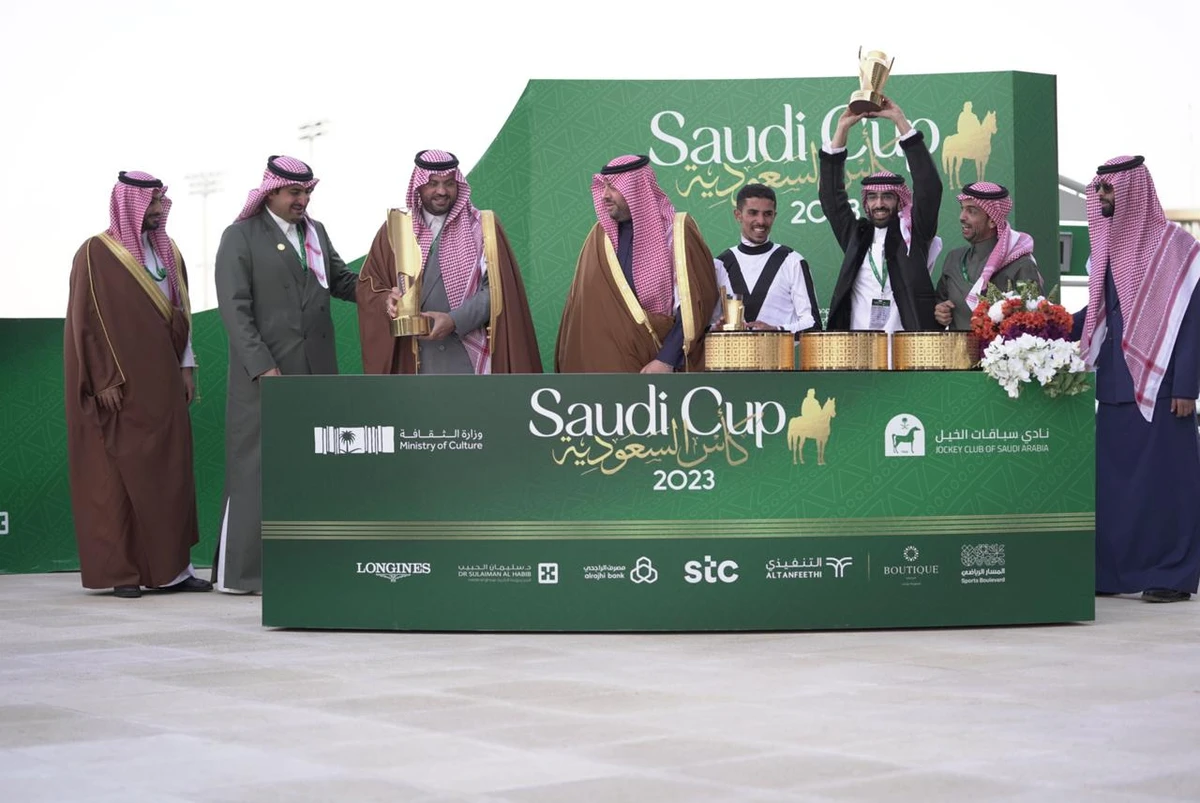 Saudi Cup racing action