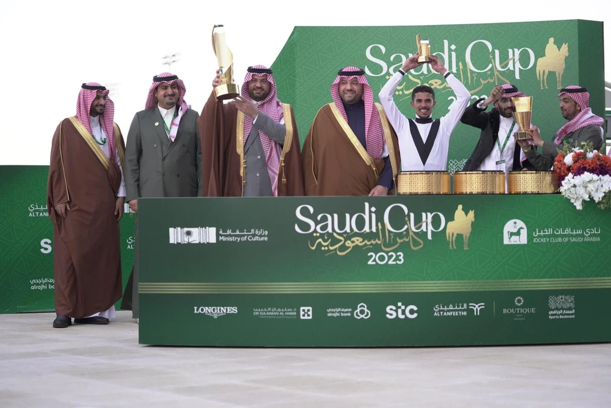 Saudi Cup racing action