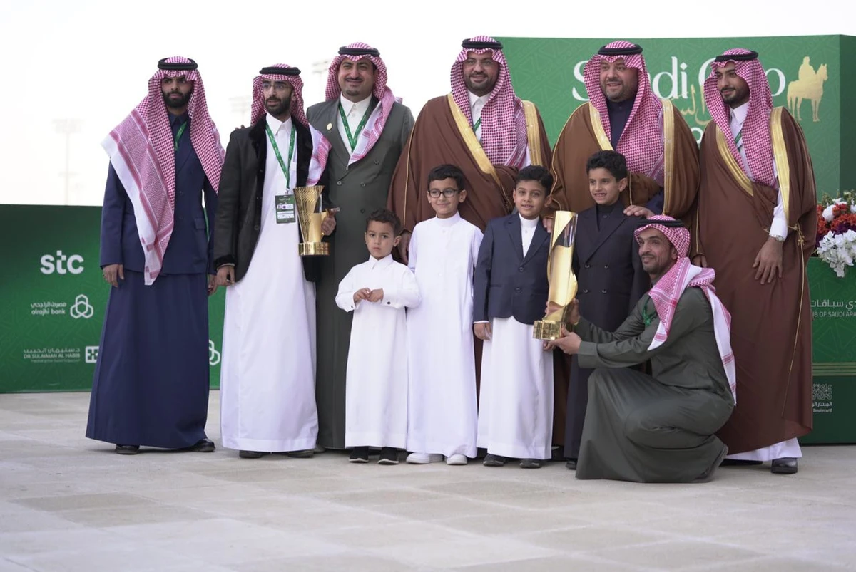 Saudi Cup racing action