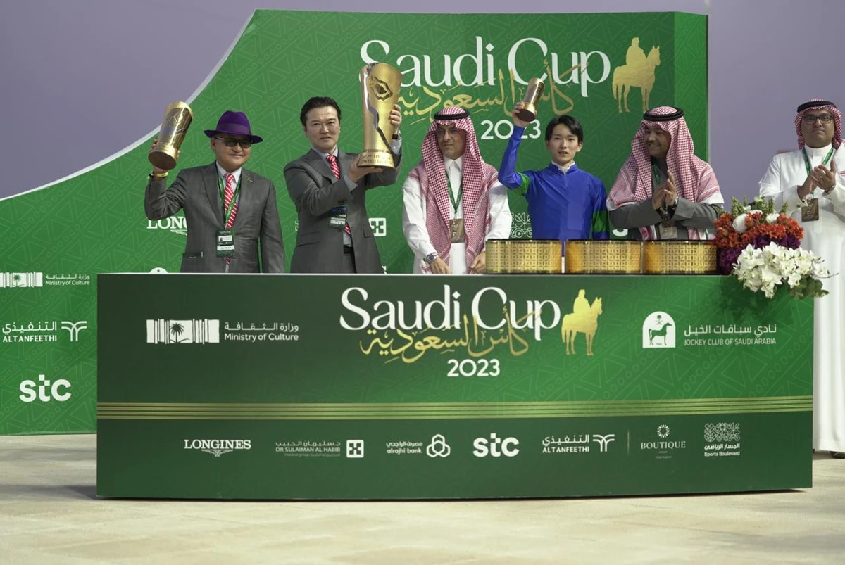 Saudi Cup racing action