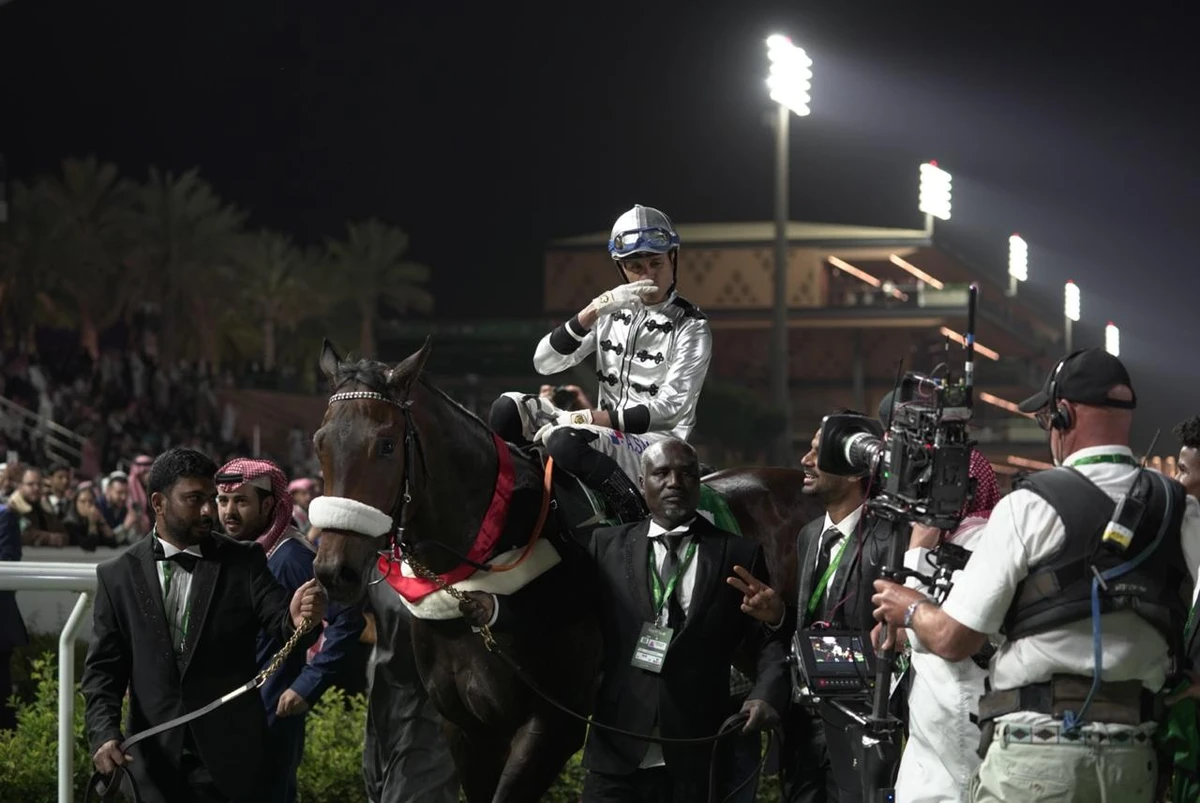 Saudi Cup racing action