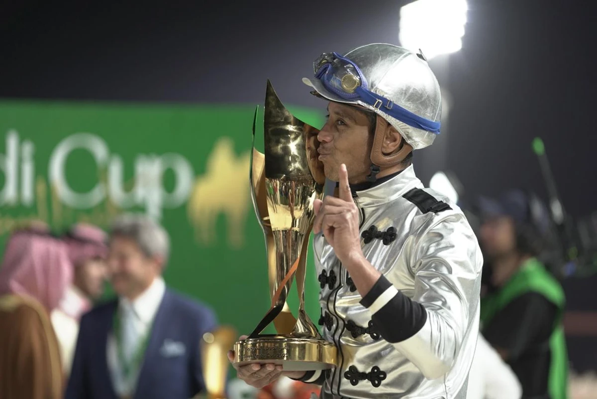 Saudi Cup racing action