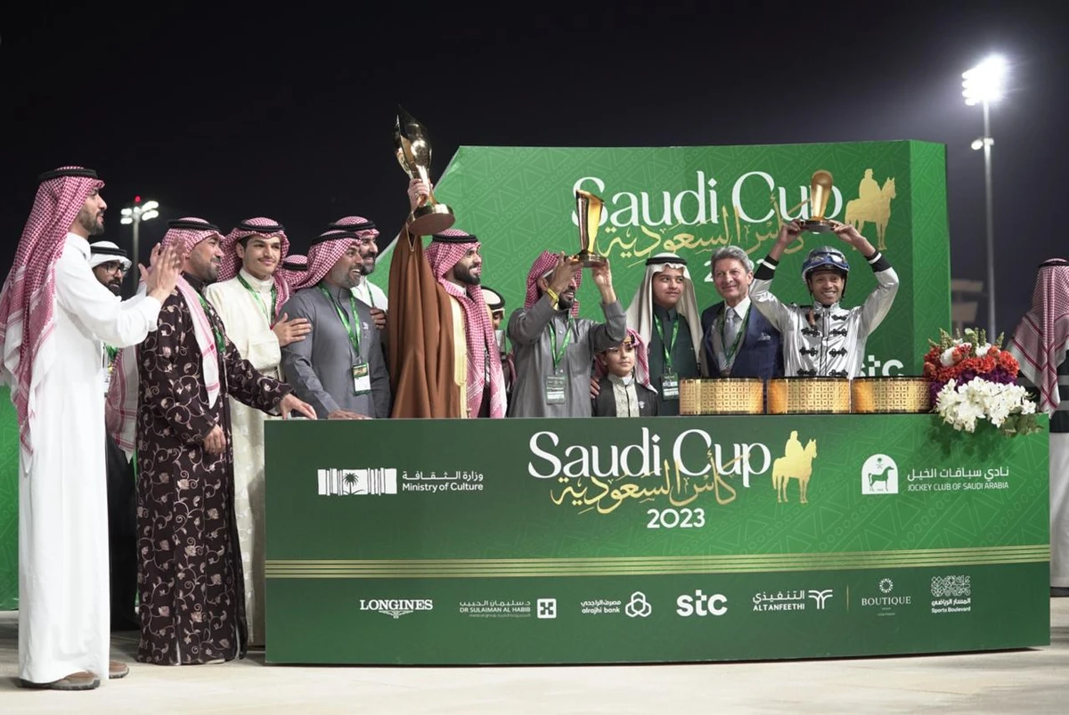 Saudi Cup racing action