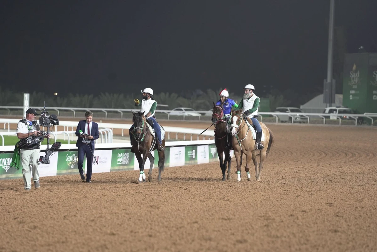 Saudi Cup racing action