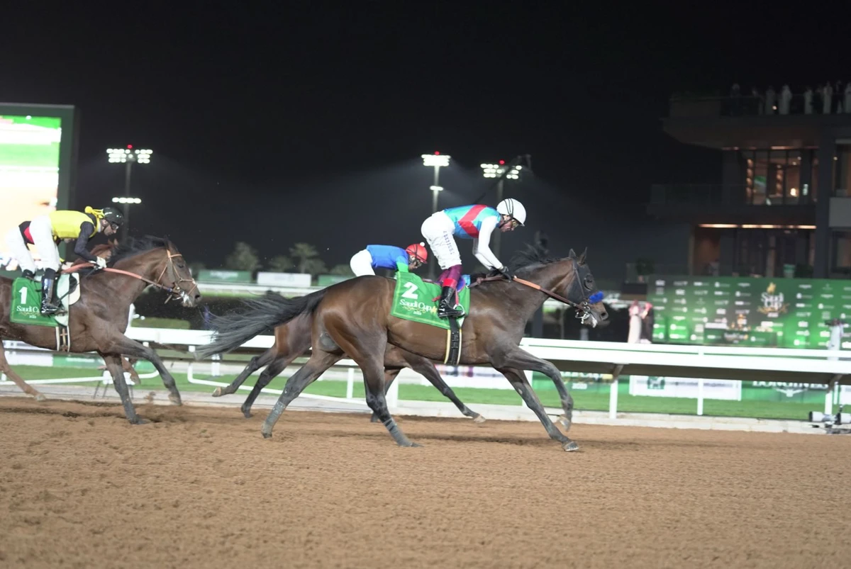 Saudi Cup racing action