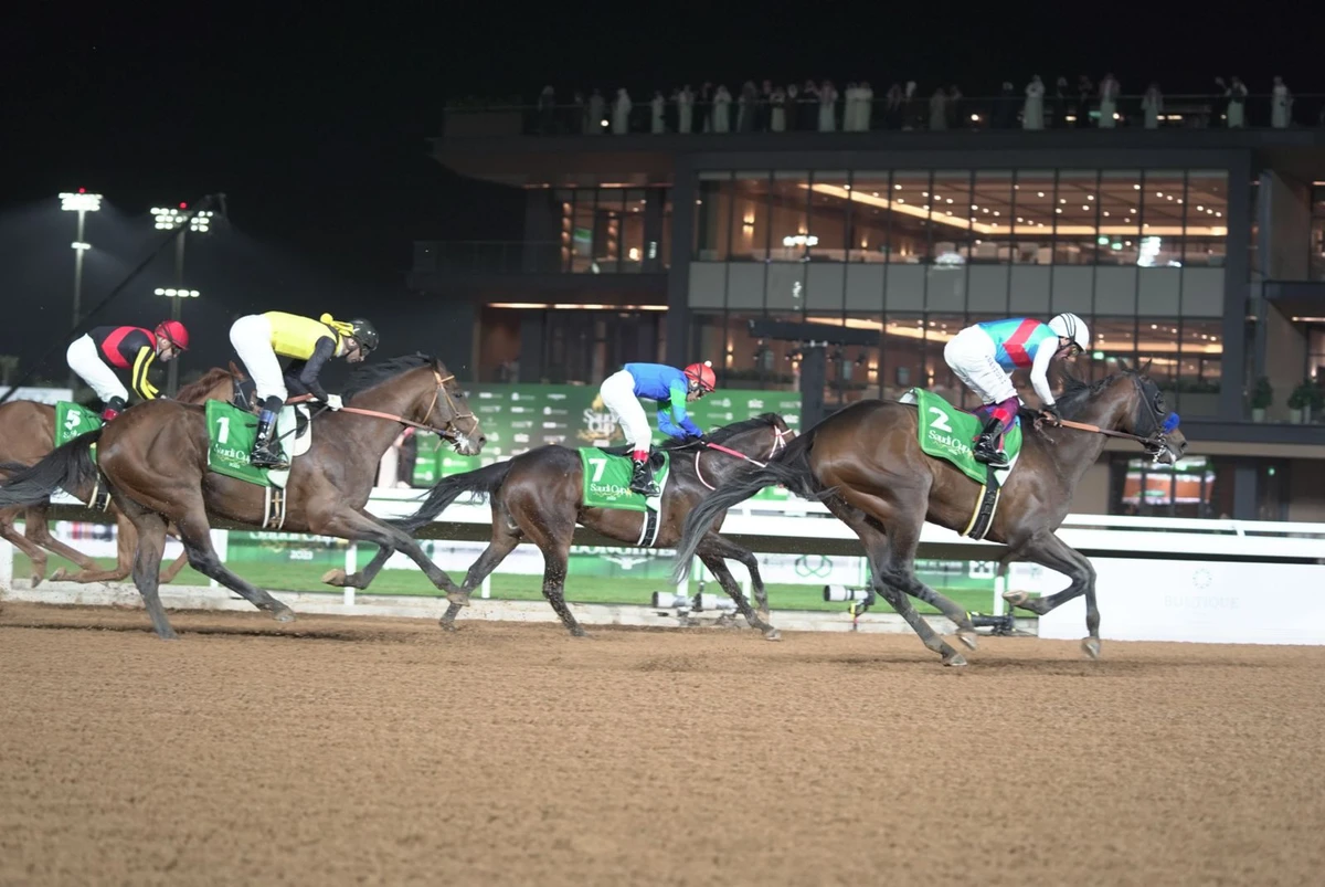 Saudi Cup racing action