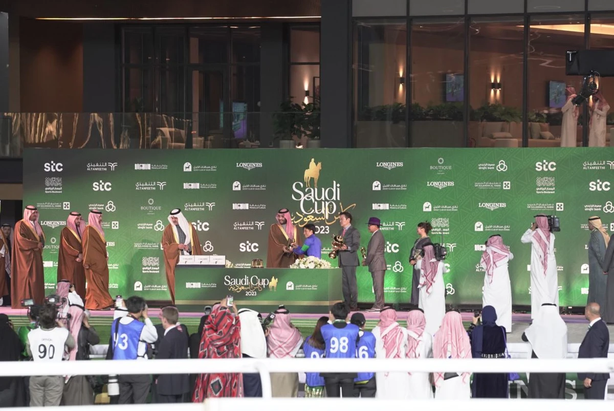 Saudi Cup racing action