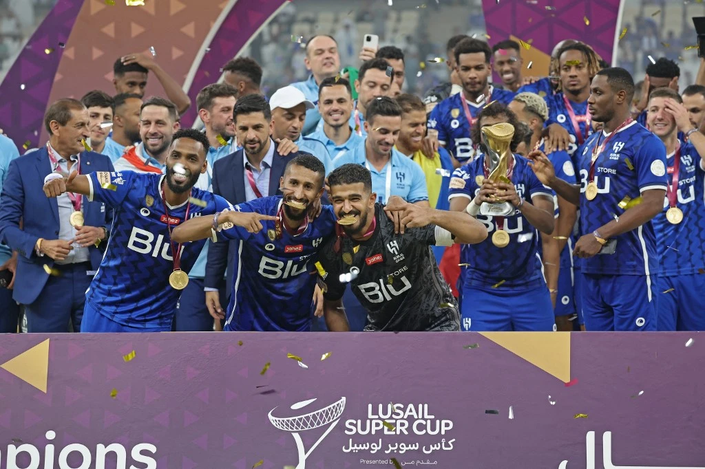 The Riyadh giants won their opening games, against Esperance de Tunis on their debut in Qatar and then a 6-1 thrashing of Al-Jazira representing the host nation of the UAE a year ago (AFP)