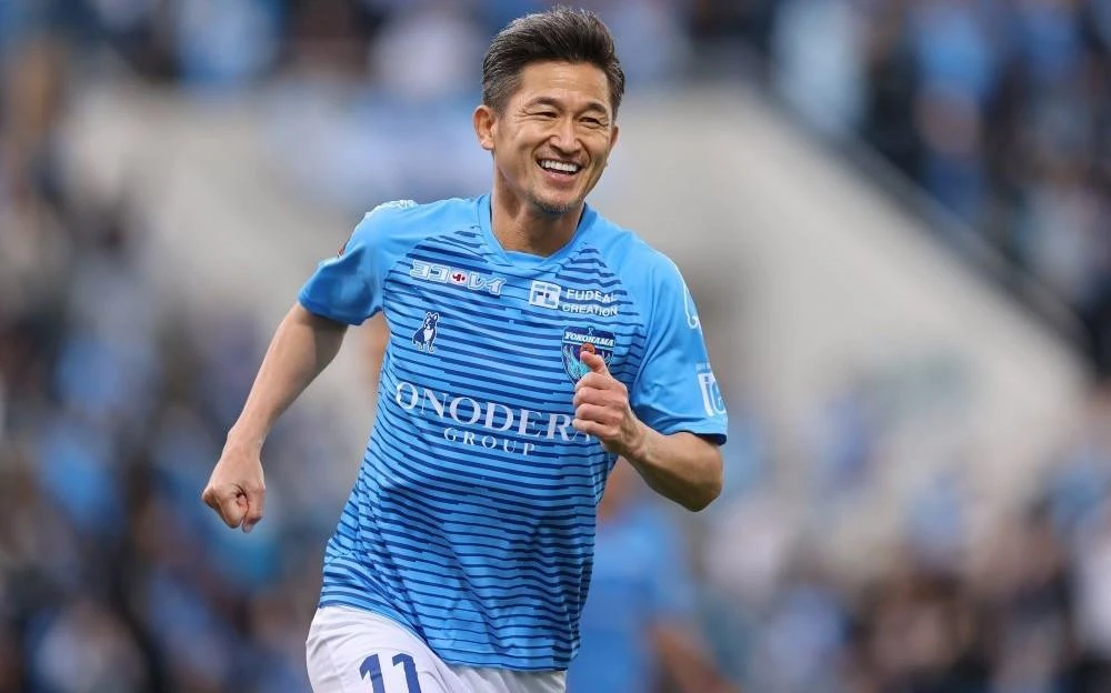 Japan’s ‘King Kazu’ joins Portuguese side at 55