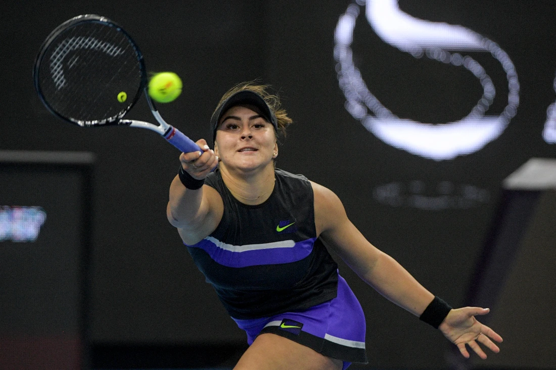 Bianca Andreescu, who comes into Abu Dhabi following the Hua Hin Championships in Thailand, is fully aware of the stern competition she faces if she wants to claim her fourth WTA title. (File/AFP)