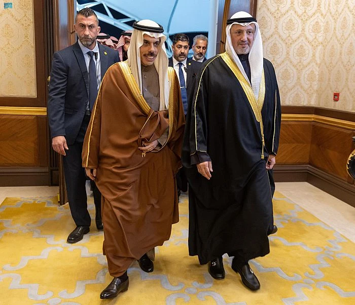 Saudi Arabia’s Minister of Foreign Affairs Prince Faisal bin Farhan arrived in Kuwait. (SPA)