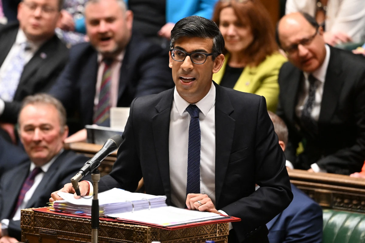 UK Prime Minister Rishi Sunak plans to introduce the country's strictest immigration legislation yet. (File/AFP)