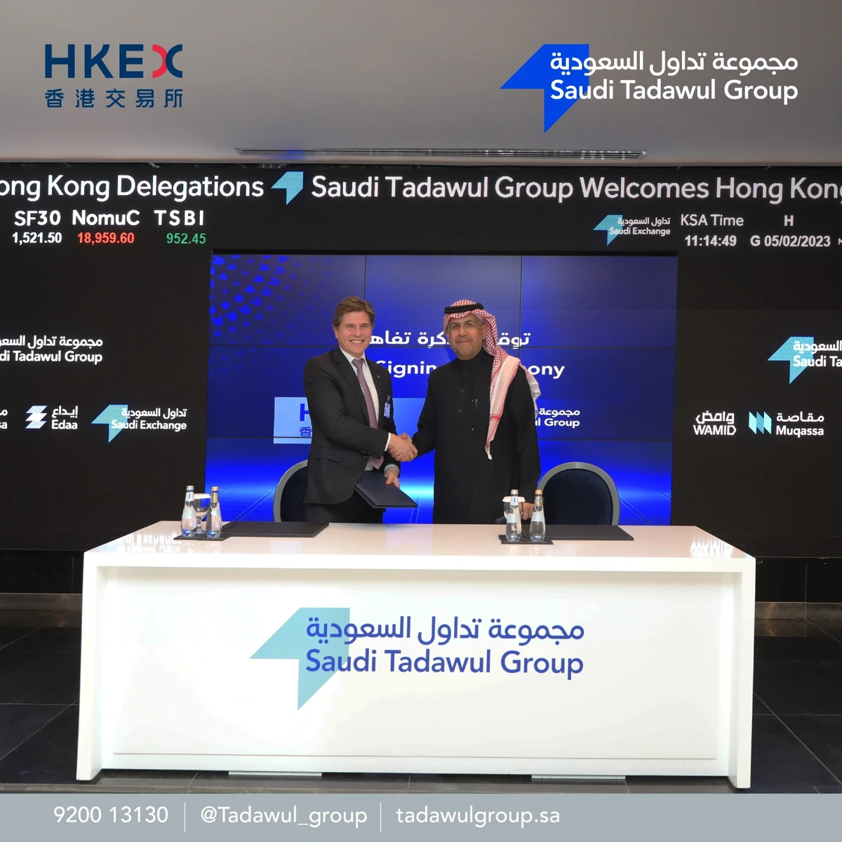 Saudi, Hong Kong bourses sign MoU to explore listing opportunities