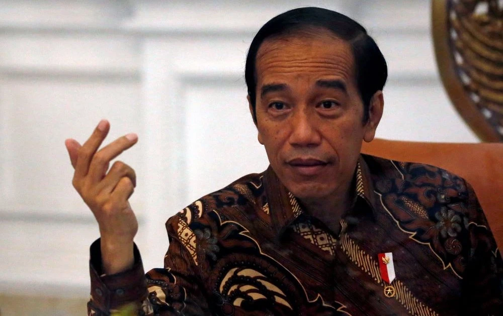Indonesian President Joko Widodo at the presidential palace in Jakarta, Indonesia, Nov. 13, 2020. (Reuters)